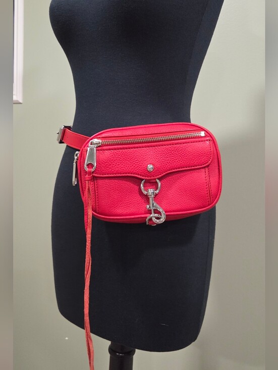 Rebecca Minkoff Handbags - Rebecca Minkoff Blythe belt bag In Vibrant Red Leather